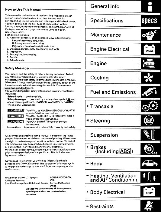 2005 honda pilot service manual pdf