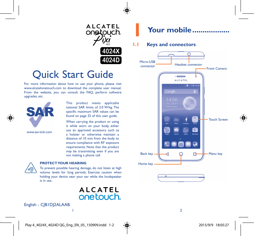 operating instruction for alcatel onetouch a392cc