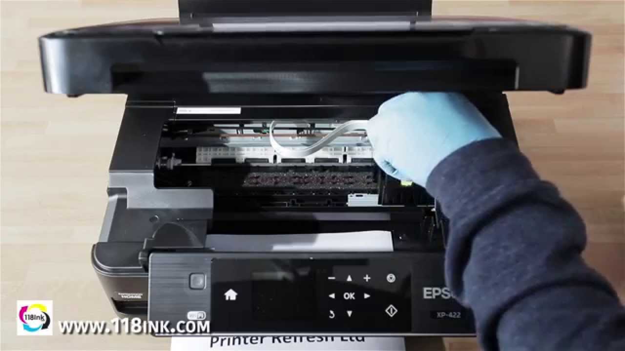 how to clean epson printer heads manually