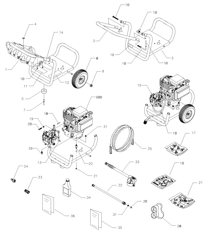 generac pressure washer parts manual