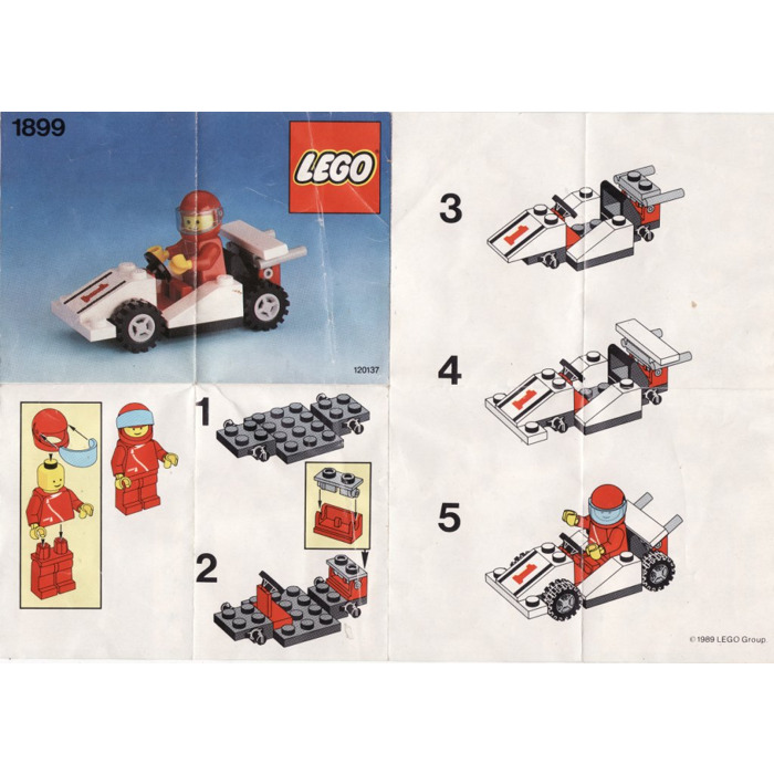 lego red race car instructions