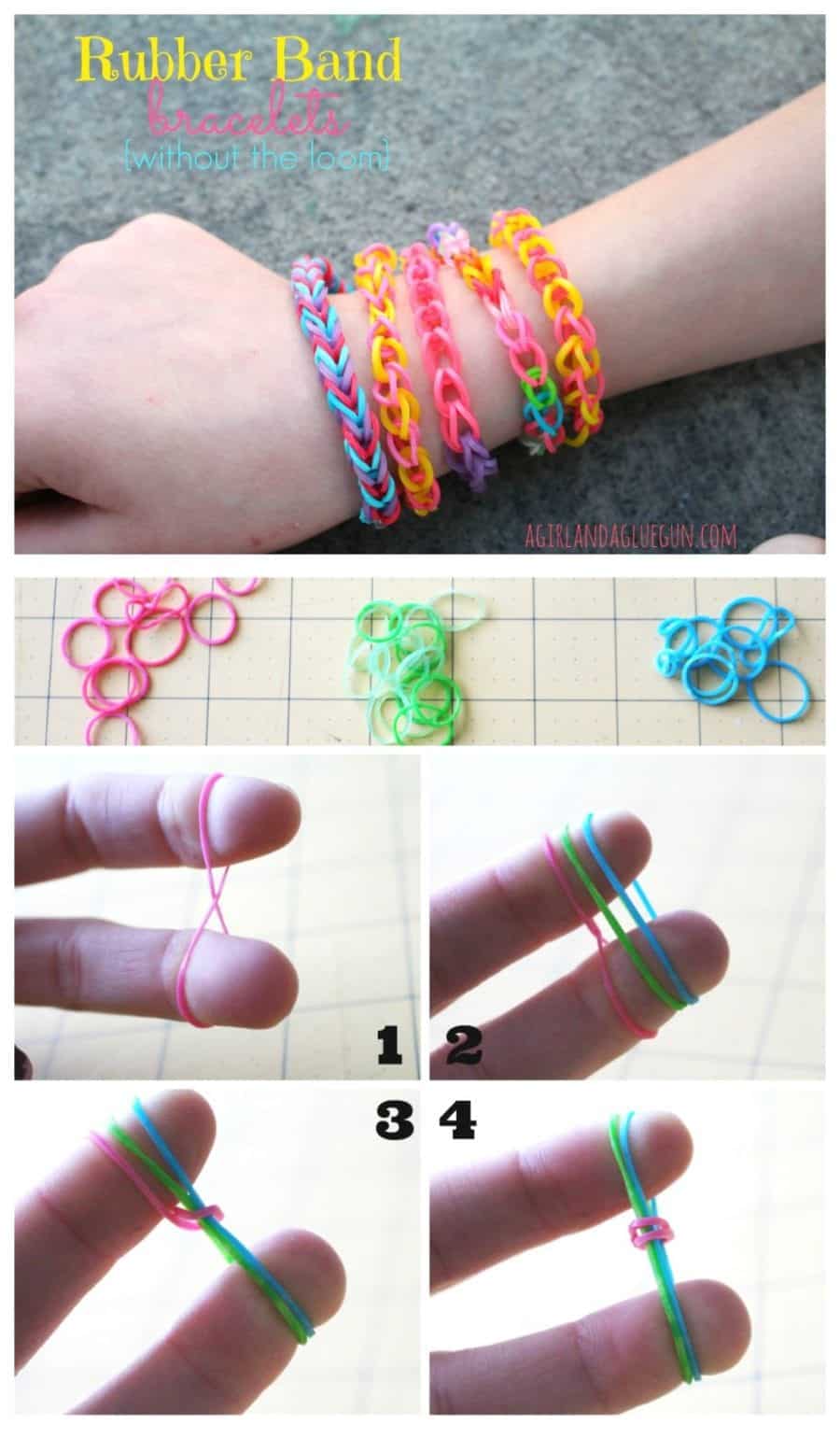 loom bands instructions without loom