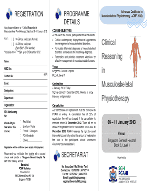 Musculoskeletal physiotherapy assessment form pdf