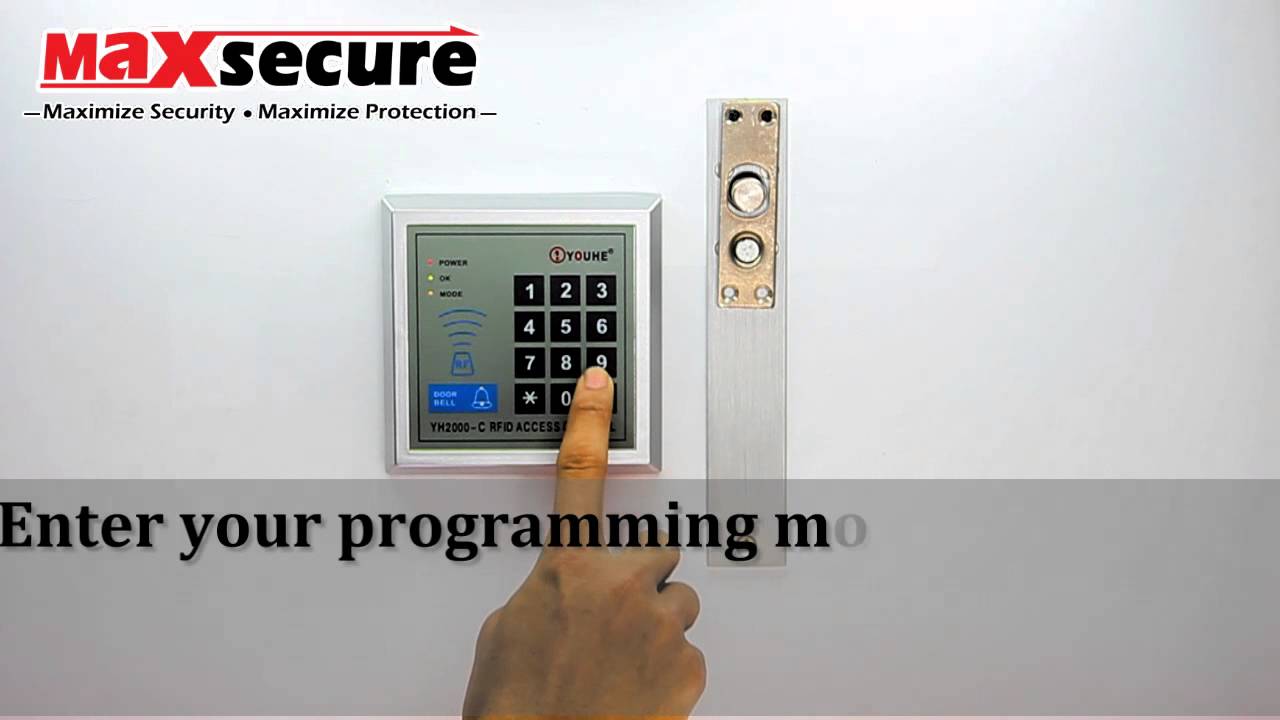 access control system installation manual