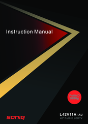 instruction manual for soniq tv ge6878