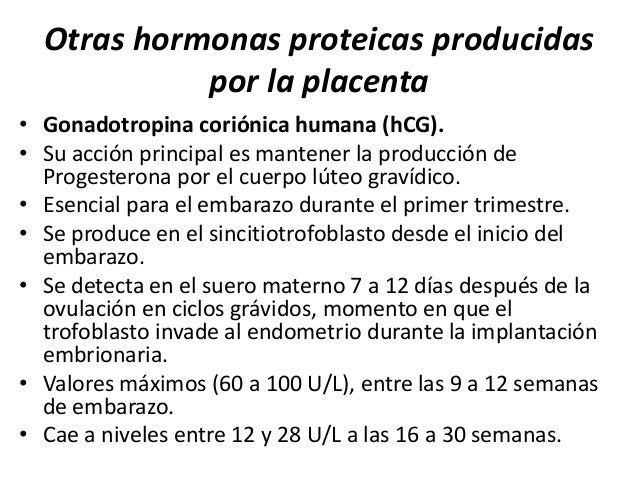 Niveles de gonadotropina corionica humana en embarazo pdf