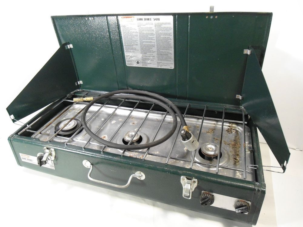 manual for coleman 3 burner stove 5428-454t