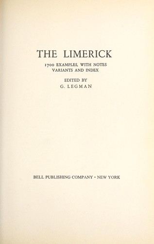 The limerick by g. legman pdf