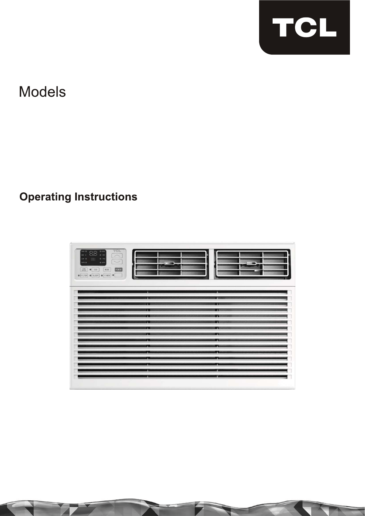 tcl air conditioner instruction manual