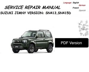 suzuki jimny repair manual free