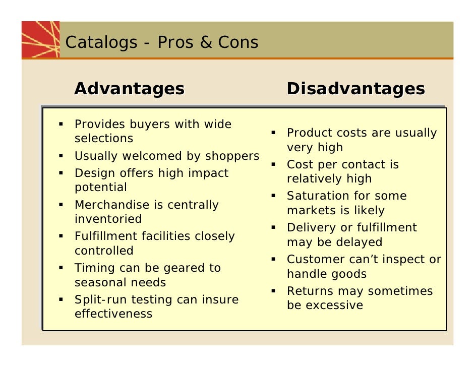 Advantages and disadvantages of direct marketing pdf