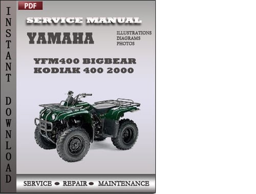 Yamaha kodiak 400 4x4 repair manual