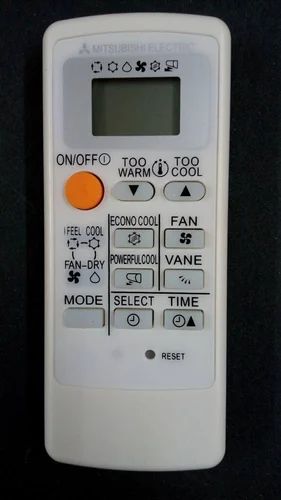 Mitsubishi remote control manual air conditioner