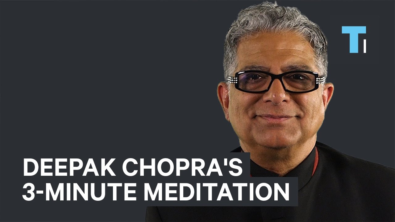 Deepak chopra learn how to meditate youtube