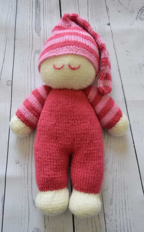 simple knitting doll instructions