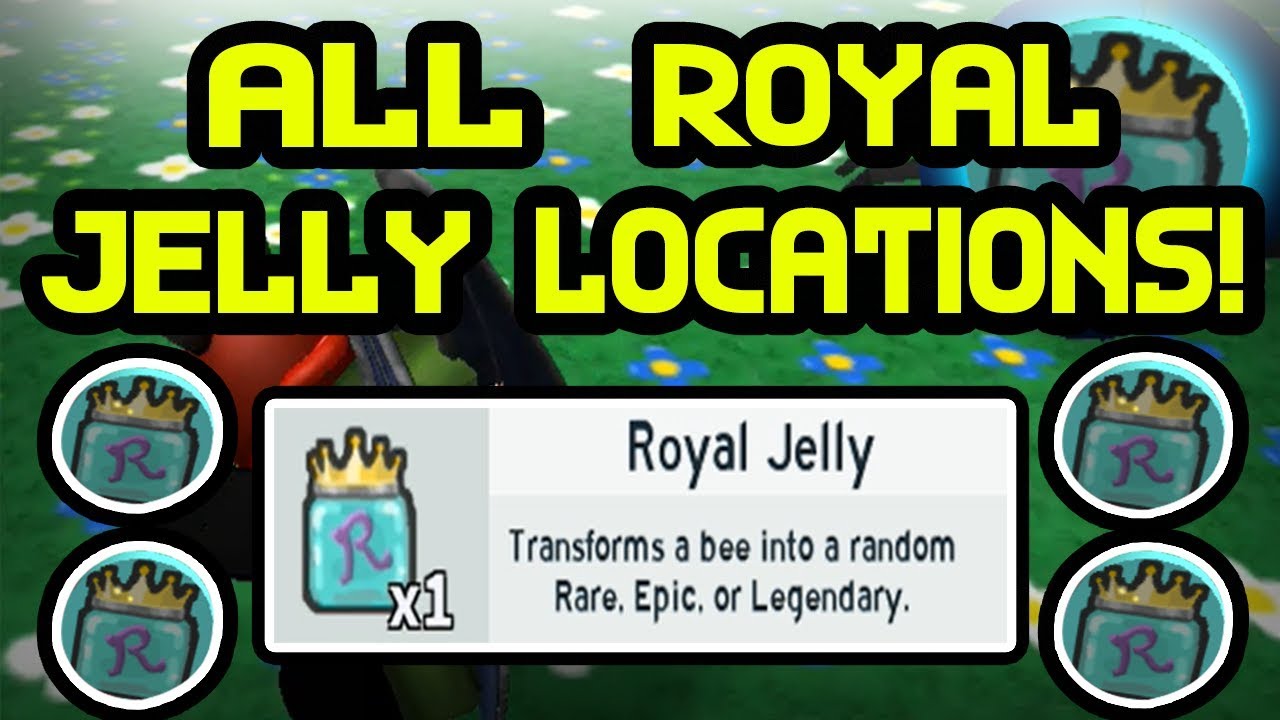 Bee swarm simulator roblox how to get all royal jelly