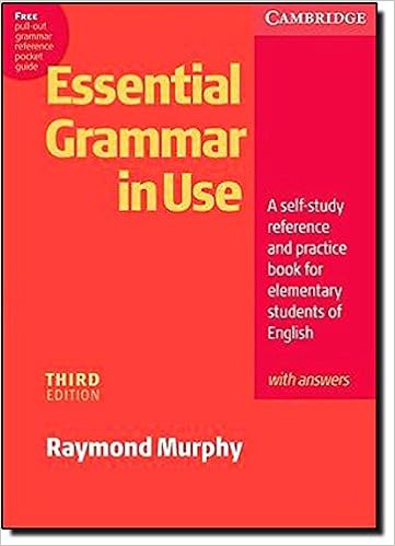 Murphy essential grammar in use pdf