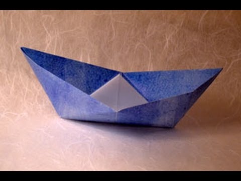 origami boat instructions video
