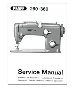 pfaff 230 260 service manual