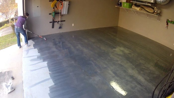 rustoleum garage floor epoxy instructions