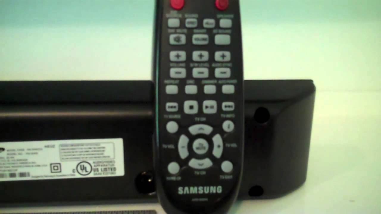 Samsung sound bar ps wf450 manual